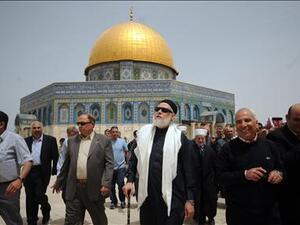 مفتي مصر علي جمعه يزور المسجد الأقصى في القدس