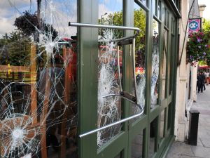 Anarchy, emanating out of London Riots, sweeps the UK during the Summer of Madness, 2011.