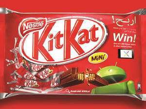 The new Android 4.4 is fondly referred to as "KitKat" (File Archive)