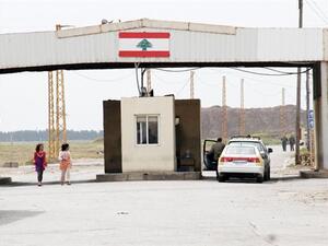 Lebanon's Arida border crossing in the north of the country.