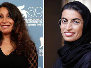 Haifa al-Mansour and Noura al-Kaabi. [alarabiya.net]