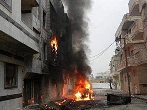 Baba Amr under siege by Assad forces 