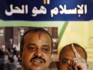 محمد البلتاجي القيادي في حزب الحرية والعدالة المنبثق عن جماعة الاخوان المسلمين