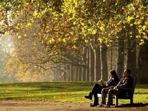 Outside the Middle East, benches and park names often memorialize active figures in the community for posterity.