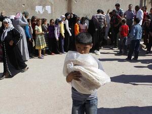 The bakeries in Syria have come under fire in the past as residents queue for hours.