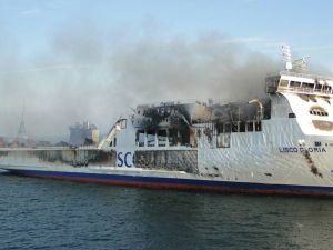 A rescue operation was launched after a Jordanian ferry bound for an Egyptian port, departing from Aqaba, and carrying mostly Egyptian passengers, caught fire in the Red Sea.