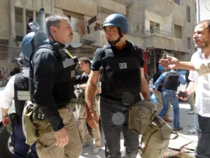 UN inspectors visited the chemical stockpile sites throughout Syria in the fall of last year (File Archive/AFP)