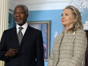 Annan and Clinton