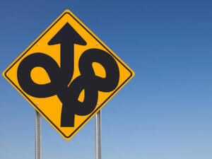 Some would say this street sign sums up Assad's 'Roadmap to Peace'.