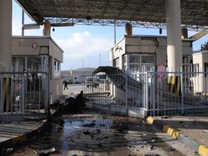 المعبر الحدودي السوري-التركي الذي شهد انفجارا سيارة مفخخة يوم الاثنين
