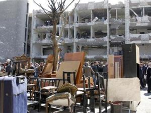 موقع انفجار في دمشق 