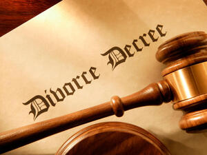 Man divorces his wife with a TV commercial.