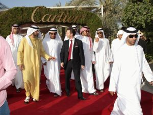 Dubai is home to horse-racing competitions, tennis championships and, here shown, Cartier International Dubai Polo Challenge at the Desert Palm Hotel. Expats who can afford the lifestyle can pursue activities
 associated in some societies at least with rich and 'classy' living.