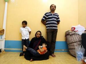 The starving family have begged authorities to put them in jail (Photo: Abdel-Krim Kallouche)