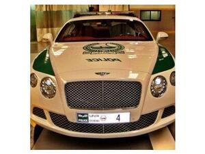 Photos of a Bentley and Mercedes SLS painted in the colours of the force, parked in the Dubai Police garage are making the rounds on social media today, having number plates 4 and 5 respectively.