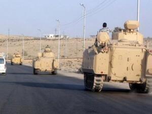 اليات للجيش المصري في سيناء