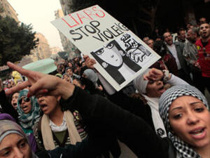 Egyptian women take a stand against sexual harassment. 