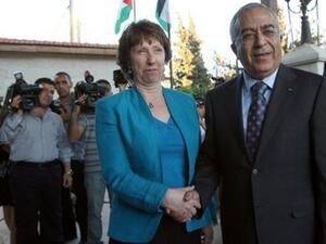 Fayyad meets EU foreign policy chief Catherine Ashton