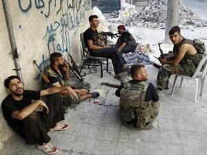 مقاتلون من المعارضة في حلب