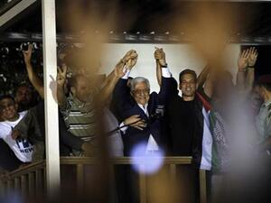 استئناف المحادثات بعد افراج اسرائيل عن اسرى فلسطينيين