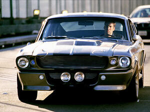 The stunning silver, 1967 Ford Mustang - driven in the movie by Nicolas Cage and powered by a 650bhp turbo engine - is for sale on UAE website Dubizzle.