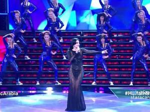 For many Arab viewers, Haifa's dress is a fashion crime of a different kind! (Image: DM)