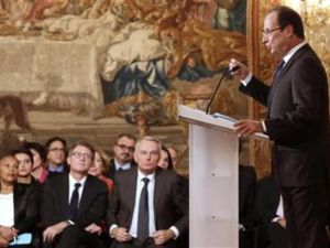 الرئيس الفرنسي فرانسوا هولاند