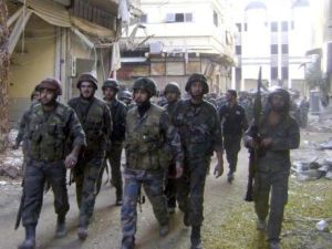 قوات من الجيش السوري في حمص
