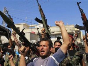 مقاتلون من الجيش الحر في حلب
