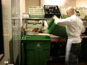 Els Huybrechts, 36, said tonnes of food are trashed daily after iftar- especially during flashy iftar dining: 'There's a 
pressure to show off in four or five-star hotels.'