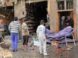 لدى وصول قوة من الشرطة للاسناد انفجرت عبوة ناسفة 