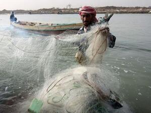 صياد عراقي في جنوب البلاد
