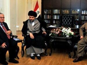 بارزاني والصدر وطالباني