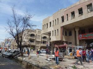 موقع احد التفجيرات