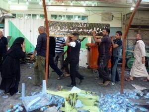 تشييع احد ضحايا الهجوم ضد مجلس عزاء شيعي في مدينة الصدر 22 ايلول/سبتمبر
