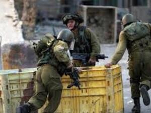 Israeli forces patrol the West Bank territory and allegedly killed the three militants after they opened fire on the troops (AFP)