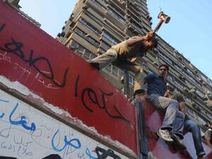 Cairo goes up in walls: A while ago, Egypt barricaded its Israeli embassy with a wall
