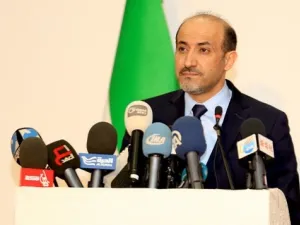 Ahmed Jarba is representing the Syrian opposition at the summit in Kuwait. (AFP/File)