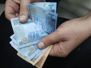 The minimum wage in Jordan is 150 Jordanian Dinars per month (File Archive)