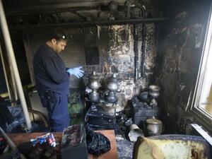 احراق مكاتب نادي كرة قدم في القدس 