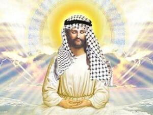 According to Palestinian President Mahmoud Abbas, Jesus was a Palestinian. (Image courtesy of jewishpress.com)