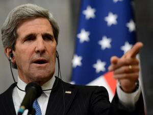 : US Secretary of State John Kerry speaks as the joint press conference with his Russian counterpart Sergei Lavrov in Moscow on May 7, 2013. (Photo: AFP / KIRILL KUDRYAVTSEV) 