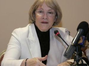 كارين أبو زيد عضو فريق التحقيق في مجال حقوق الانسان بسوريا 
