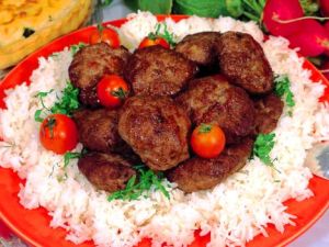 Kofta creations, in all their Middle Eastern glory.