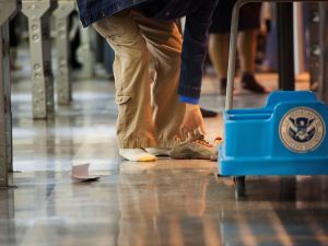 A clumsy attempt at smuggling class A drugs on bandages wrapped around the traveler's legs was foiled at Dubai airport.