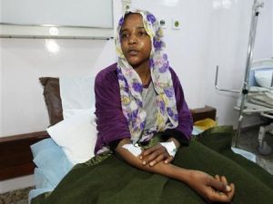 هدى بلعيد في مستشفى بطرابلس
