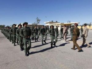 مجندون في الجيش الليبي في طرابلس
