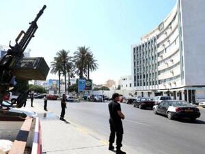 رجال امن في شوارع العاصمة طرابلس
