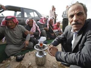 Make tea not war: Jordanian protestors not quite in the Egyptian vein