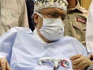 عبدالباسط المقرحي في مستشفى بطرابلس